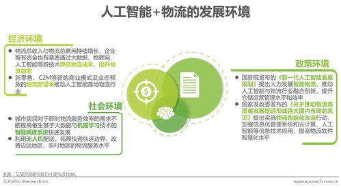 2020年中国人工智能 物流发展研究报告