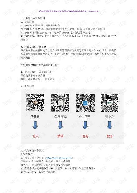 微信公众平台开发学习笔记第一天资源 csdn文库